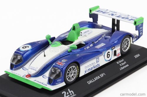 DALLARA  SP1 JUDD GV4 4.0L V10 TEAM ROLLCENTRE RACING N 6 24h LE MANS 2004 MARTIN SHORT - ROB BARFF - JOAO BARBOSA  WHITE BLUE