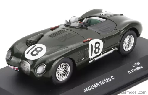 JAGUAR  XK120 C-TYPE SPIDER 3.4L TEAM JAGUAR CARS LTD N 18 WINNER 24h LE MANS 1953 TONY ROLT - DUNCAN HAMILTON  GREEN