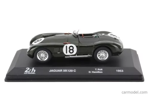 JAGUAR  XK120 C-TYPE SPIDER 3.4L TEAM JAGUAR CARS LTD N 18 WINNER 24h LE MANS 1953 TONY ROLT - DUNCAN HAMILTON  GREEN