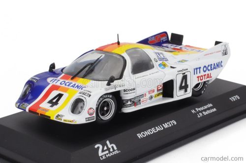 RONDEAU  M379 3.0L V8 TEAM J.RONDEAU N 4 24h LE MANS 1979 JEAN PIERRE BELTOISE - HENRI PESCAROLO  WHITE RED BLUE