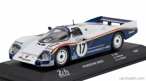PORSCHE  962C 3.0L F6 TEAM ROTHMANS PORSCHE AG N 17 WINNER 24h LE MANS 1987 DEREK BELL - AL HOLBERT - HANS JOACHIM STUCK  WHITE BLUE