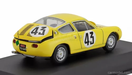 SIMCA  ABARTH 1300 TEAM EQUIPE NATIONALE BELGE N 43 24h LE MANS 1962 CLAUDE DUBOIS - GEORGERS HARRIS  YELLOW