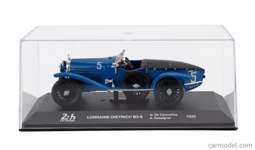 LORRAINE  DIETRICH B3-6 3.5L S6 SPIDER TEAM SOCIETE LORRAINE DE DIETRICH N 5 WINNER 24h LE MANS 1925 GERARD DE COURCELLES - ANDRE ROSSIGNOL  BLUETTE