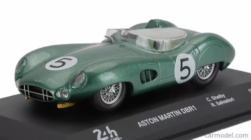 ASTON MARTIN  DBR1 3.0L SPIDER TEAM DAVID BROWN RACING DEPT. N 5 WINNER 24h LE MANS 1959 ROY SALVADORI - CARROLL SHELBY  GREEN