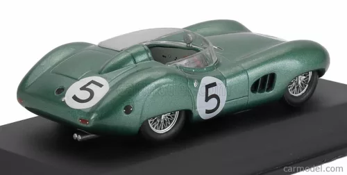 ASTON MARTIN  DBR1 3.0L SPIDER TEAM DAVID BROWN RACING DEPT. N 5 WINNER 24h LE MANS 1959 ROY SALVADORI - CARROLL SHELBY  GREEN