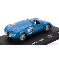   SIMCA  8 1.1L TEAM GORDINI N 39 24h LE MANS 1939 AMEDEE GORDINI - JOSE SCARON  BLUE