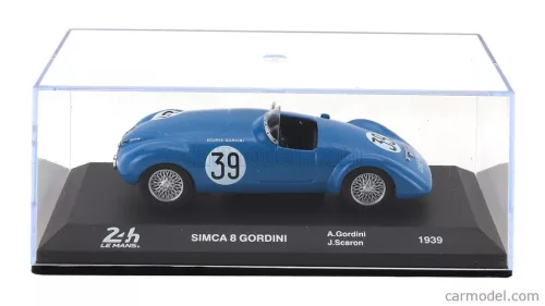 SIMCA  8 1.1L TEAM GORDINI N 39 24h LE MANS 1939 AMEDEE GORDINI - JOSE SCARON  BLUE