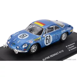   RENAULT  ALPINE A110 GORDINI TEAM ECURIE LEOPARD N 61 24h LE MANS 1968 JACQUES BOURDON - MAURICE NUSSBAUMER - MICHEL POUTEAUX  BLUE MET