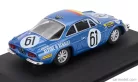 RENAULT  ALPINE A110 GORDINI TEAM ECURIE LEOPARD N 61 24h LE MANS 1968 JACQUES BOURDON - MAURICE NUSSBAUMER - MICHEL POUTEAUX  BLUE MET