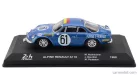 RENAULT  ALPINE A110 GORDINI TEAM ECURIE LEOPARD N 61 24h LE MANS 1968 JACQUES BOURDON - MAURICE NUSSBAUMER - MICHEL POUTEAUX  BLUE MET