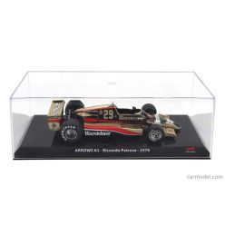   ARROWS  F1  A1 WARTSEINER N 29 SEASON 1979 RICCARDO PATRESE - CON VETRINA - WITH SHOWCASE  GOLD BLACK RED