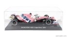 MERCEDES BWT  F1  RP20 TEAM SPORTPESA RACING POINT N 11 SEASON 2020 SERGIO PEREZ - CON VETRINA - WITH SHOWCASE  MATT PINK BLUE