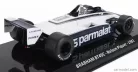 BRABHAM  F1  BT49C PARMALAT RACING TEAM N 5 WORLD CHAMPION SEASON 1981 NELSON PIQUET - CON VETRINA - WITH SHOWCASE  WHITE BLUE