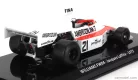 WILLIAMS  F1  FW04 N 21 SEASON 1975 JACQUES LAFFITE - CON VETRINA - WITH SHOWCASE  RED WHITE