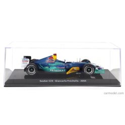  SAUBER  F1  C23 PETRONAS N 11 SEASON 2004 GIANCARLO FISICHELLA - CON VETRINA - WITH SHOWCASE  BLUE GREEN