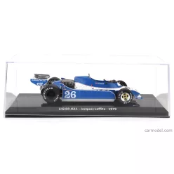   LIGIER  F1  JS11 N 26 SEASON 1979 JACQUES LAFFITE - CON VETRINA - WITH SHOWCASE  LIGHT BLUE WHITE