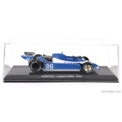   LIGIER  F1  JS11 N 26 SEASON 1979 JACQUES LAFFITE - CON VETRINA - WITH SHOWCASE  LIGHT BLUE WHITE