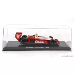   WILLIAMS  F1  WOLF WR3 N 32 SEASON 1978 KEKE ROSBERG - CON VETRINA - WITH SHOWCASE  RED WHITE