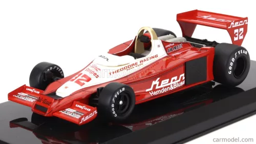 WILLIAMS  F1  WOLF WR3 N 32 SEASON 1978 KEKE ROSBERG - CON VETRINA - WITH SHOWCASE  RED WHITE