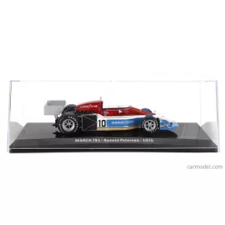   MARCH  F1  761 N 10 SEASON 1976 RONNIE PETERSON - CON VETRINA - WITH SHOWCASE  BLUE WHITE RED