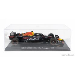   RED BULL  F1  RB18 TEAM ORACLE RED BULL RACING N 1 WORLD CHAMPION SEASON 2022 MAX VERSTAPPEN - CON VETRINA - WITH SHOWCASE  MATT BLUE YELLOW RED