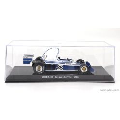   LIGIER  F1  JS5 N 26 SEASON 1976 JACQUES LAFFITE - CON VETRINA - WITH SHOWCASE  LIGHT BLUE WHITE