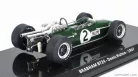 BRABHAM  F1  BT24 REPCO BT24 N 2 WORLD CHAMPION SEASON 1967 DENIS HULME - CON VETRINA - WITH SHOWCASE  GREEN GOLD