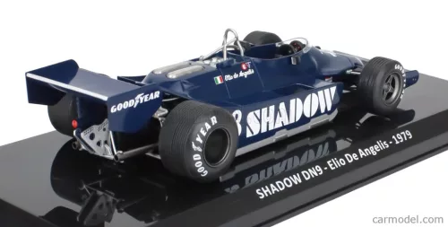SHADOW  F1  DN9 N 18 SEASON 1979 ELIO DE ANGELIS - CON VETRINA - WITH SHOWCASE  BLUE