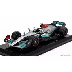   MERCEDES GP  F1 W13E TEAM MERCEDES-AMG PETRONAS F1 N 63 SEASON 2022 GEORGE RUSSELL - BLISTER BOX  SILVER GREEN