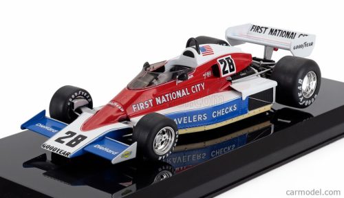 PENSKE  F1  PC4 N 28 SEASON 1976 JOHN WATSON - BLISTER BOX  WHITE RED BLUE