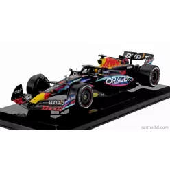  RED BULL  F1  RB19 TEAM ORACLE RED BULL RACING N 1 WORLD CHAMPION WINNER MIAMI GP 2023 MAX VERSTAPPEN - BLISTER BOX  MATT BLUE