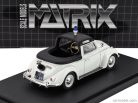 VOLKSWAGEN  MAGGIOLINO BEETLE KUIP COACH SEMICONVERTIBLE OPEN POLICE 1958  WHITE BLACK