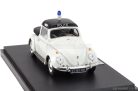 VOLKSWAGEN  MAGGIOLINO BEETLE KUIP COACH SEMICONVERTIBLE OPEN POLICE 1958  WHITE BLACK