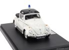 VOLKSWAGEN  MAGGIOLINO BEETLE KUIP COACH SEMICONVERTIBLE CLOSED POLICE 1958  WHITE BLACK