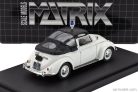 VOLKSWAGEN  MAGGIOLINO BEETLE KUIP COACH SEMICONVERTIBLE CLOSED POLICE 1958  WHITE BLACK