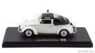VOLKSWAGEN  MAGGIOLINO BEETLE KUIP COACH SEMICONVERTIBLE CLOSED POLICE 1958  WHITE BLACK