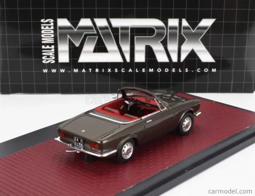 ALFA ROMEO  GIULIA GT CABRIOLET SPIDER PROTOTIPO 1963  BROWN MET