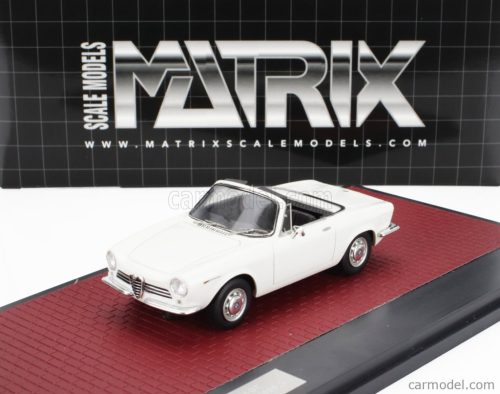 ALFA ROMEO  GIULIA GT CABRIOLET SPIDER PROTOTIPO 1963  WHITE