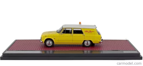 ALFA ROMEO  GIULIA SW STATION WAGON ALFA ROMEO SERVICE 1967  YELLOW WHITE