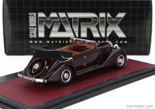 MAYBACH  ZEPPELIN DS8 CABRIOLET OPEN 1934  BROWN