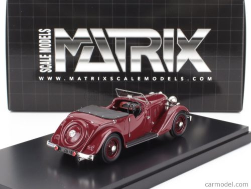 ROVER  12hp (P1) TOURER CABRIOLET OPEN 1934  BORDEAUX