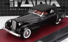 CADILLAC  V16 DUAL COWL SPORT PHEATON CABRIOLET CLOSED 1937  BLACK