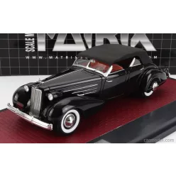   CADILLAC  V16 DUAL COWL SPORT PHEATON CABRIOLET CLOSED 1937  BLACK