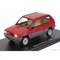 FIAT  PANDA 45 1980 - CON VETRINA - WITH SHOWCASE  RED GREY