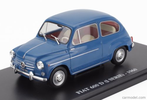 FIAT  600D 1-SERIES 1960 - CON VETRINA - WITH SHOWCASE  BLUE