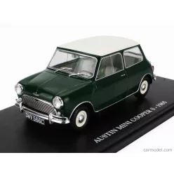   AUSTIN  MINI COOPER S 1965 - CON VETRINA - WITH SHOWCASE  GREEN WHITE