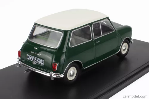 AUSTIN  MINI COOPER S 1965 - CON VETRINA - WITH SHOWCASE  GREEN WHITE