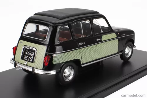 RENAULT  R4L PARISIENNE 1966 - CON VETRINA - WITH SHOWCASE  BLACK GREEN