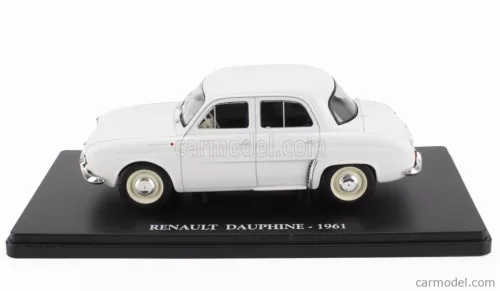 RENAULT  DAUPHINE 1961 - CON VETRINA - WITH SHOWCASE  WHITE