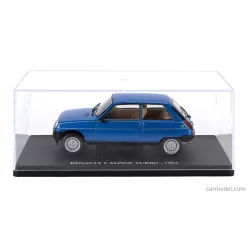   RENAULT  R5 ALPINE TURBO 1982 - CON VETRINA - WITH SHOWCASE  BLUE